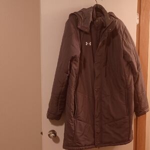 Under Armour Men's Charcoal Puffer Jacket